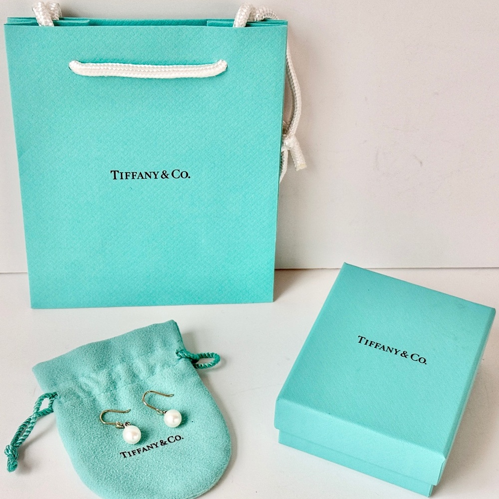 Tiffany & Co Paloma Picasso Pearl Drop Earrings - New - for Your Valentine!